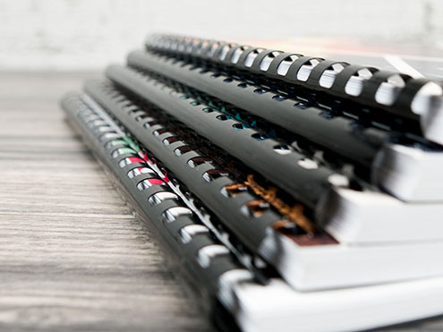 Comb Bound Book Printing and Binding