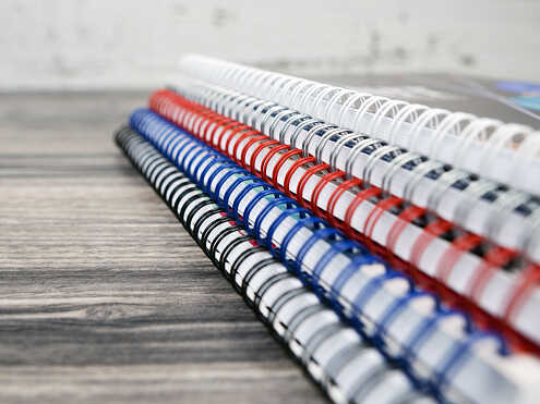 Wire-o binding photo