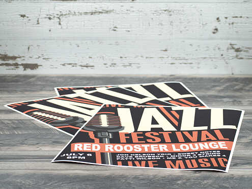 Adhesive Poster Printing