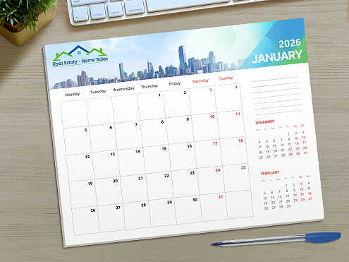 Padded Desk Calendars