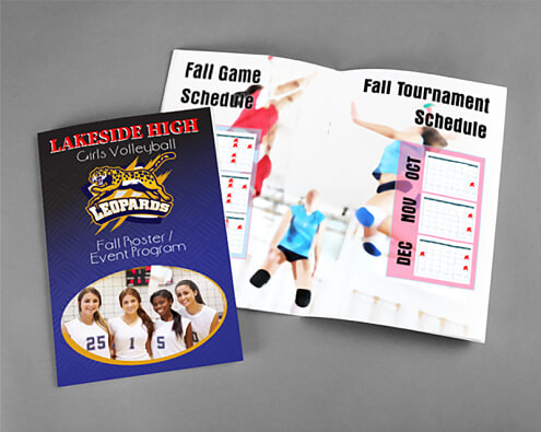 Sporting Event Programs